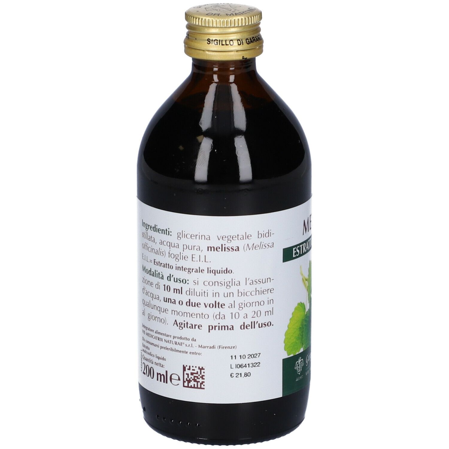 Melissa Estratto Integrale 200 Ml