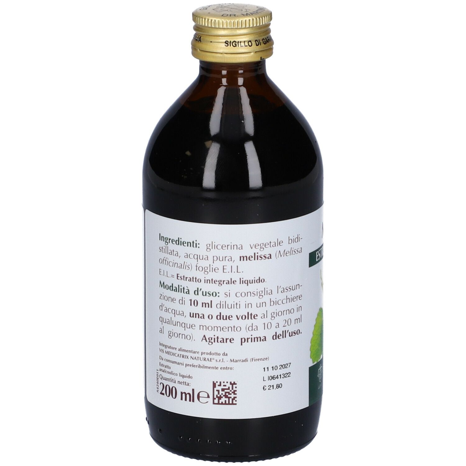 Melissa Estratto Integrale 200 Ml