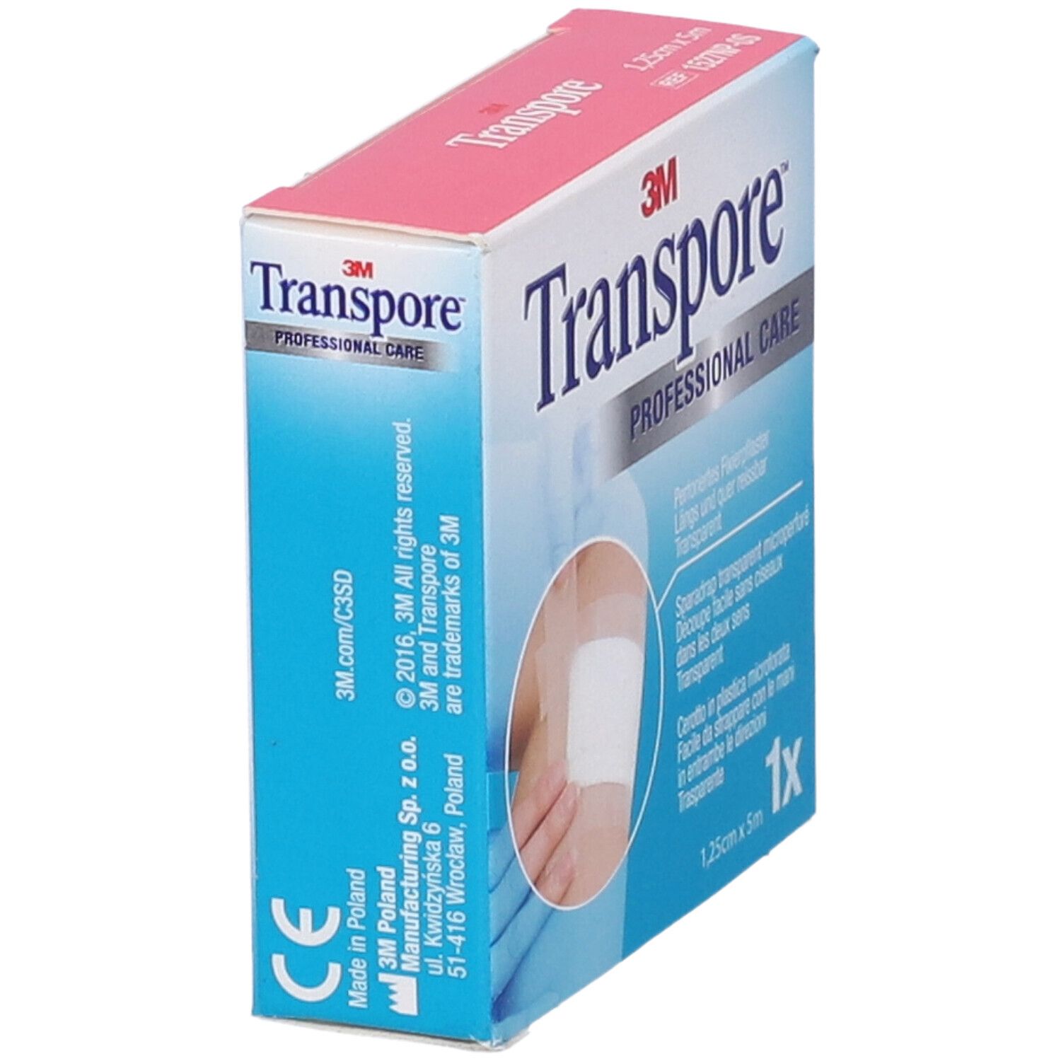 Cer Transpore 1,25X500Cm Ric