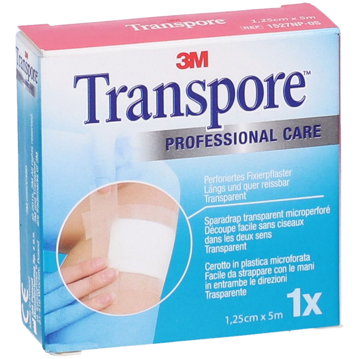 Cer Transpore 1,25X500Cm Ric