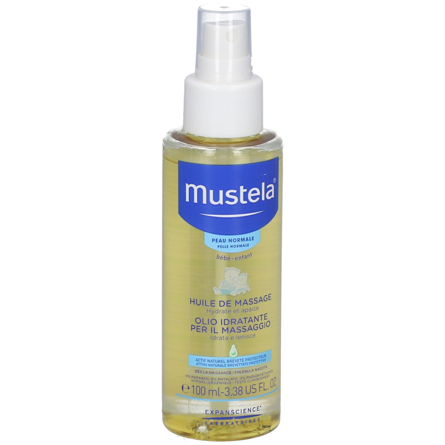 Mustela® Olio Idratante Per il Massaggio