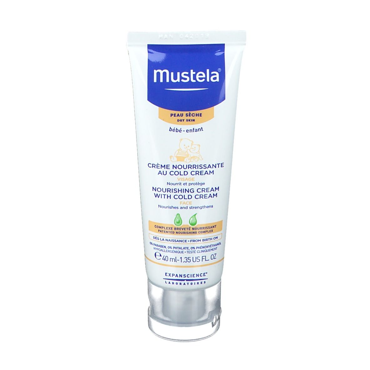 Mustela® Bébé Crema Nutriente alla Cold Cream Viso