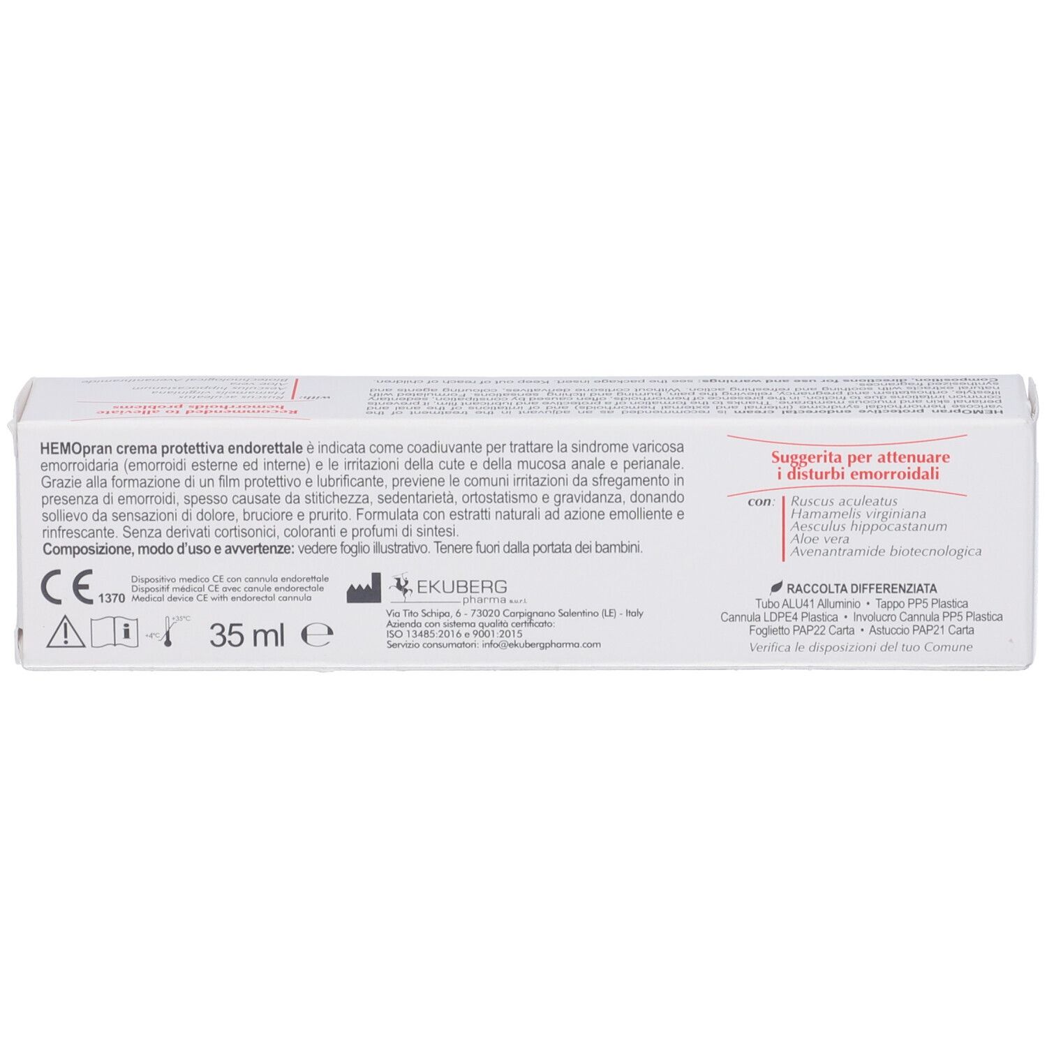 DermaXEN HEMOpran Crema Protettiva Endorettale
