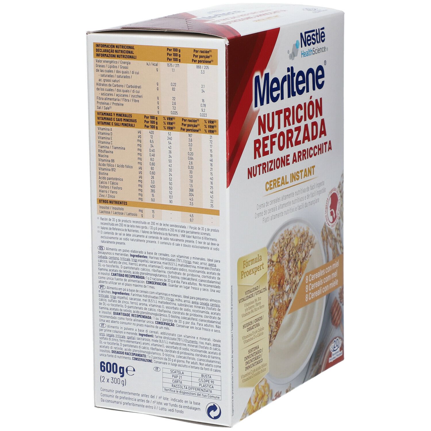 Nestlé MERITENE® CEREAL 8 cereali e miele