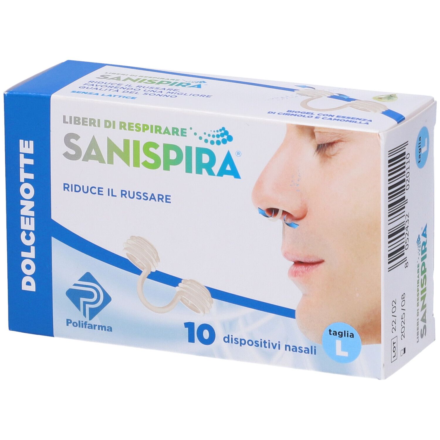 Sanispira Dolce Notte 10 Pezzi Taglia L