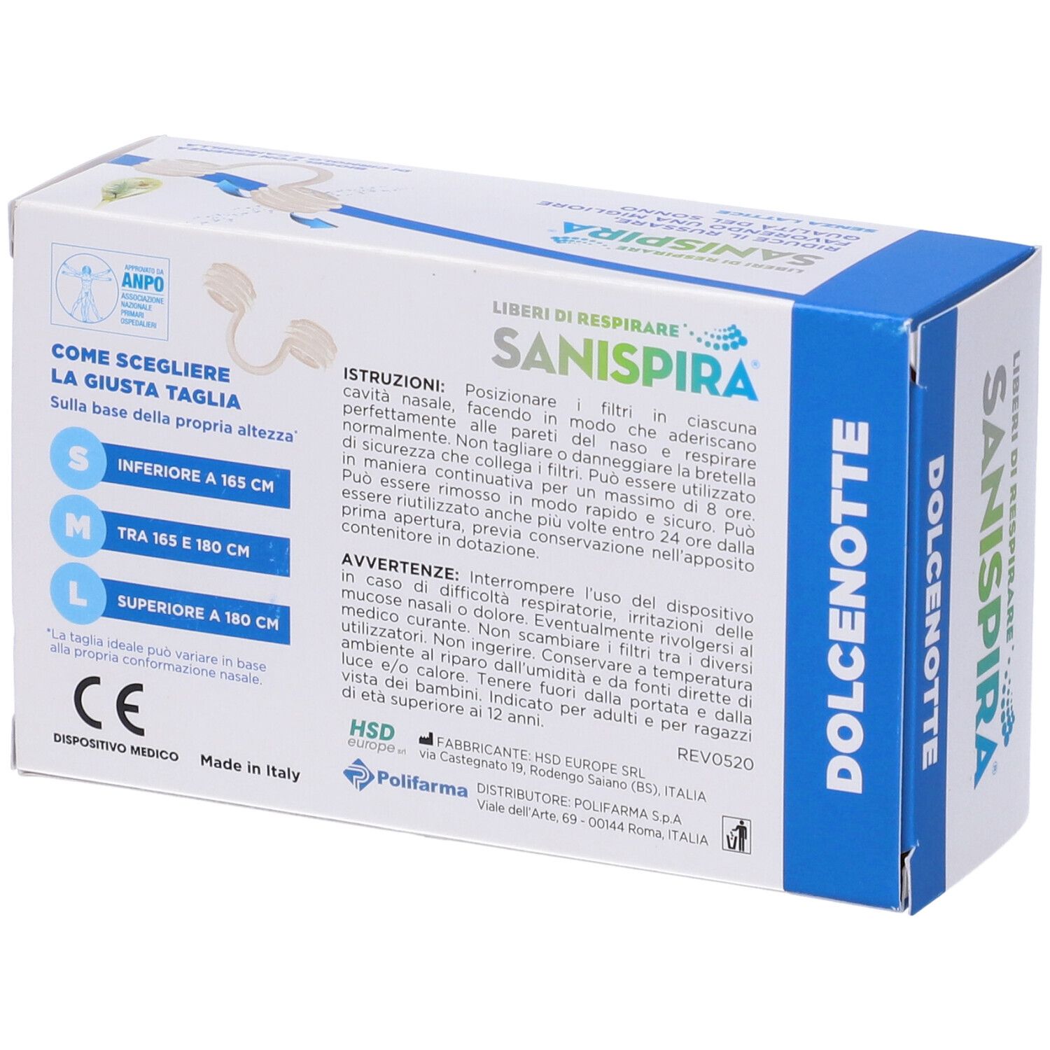 Sanispira Dolce Notte 10 Pezzi Taglia L