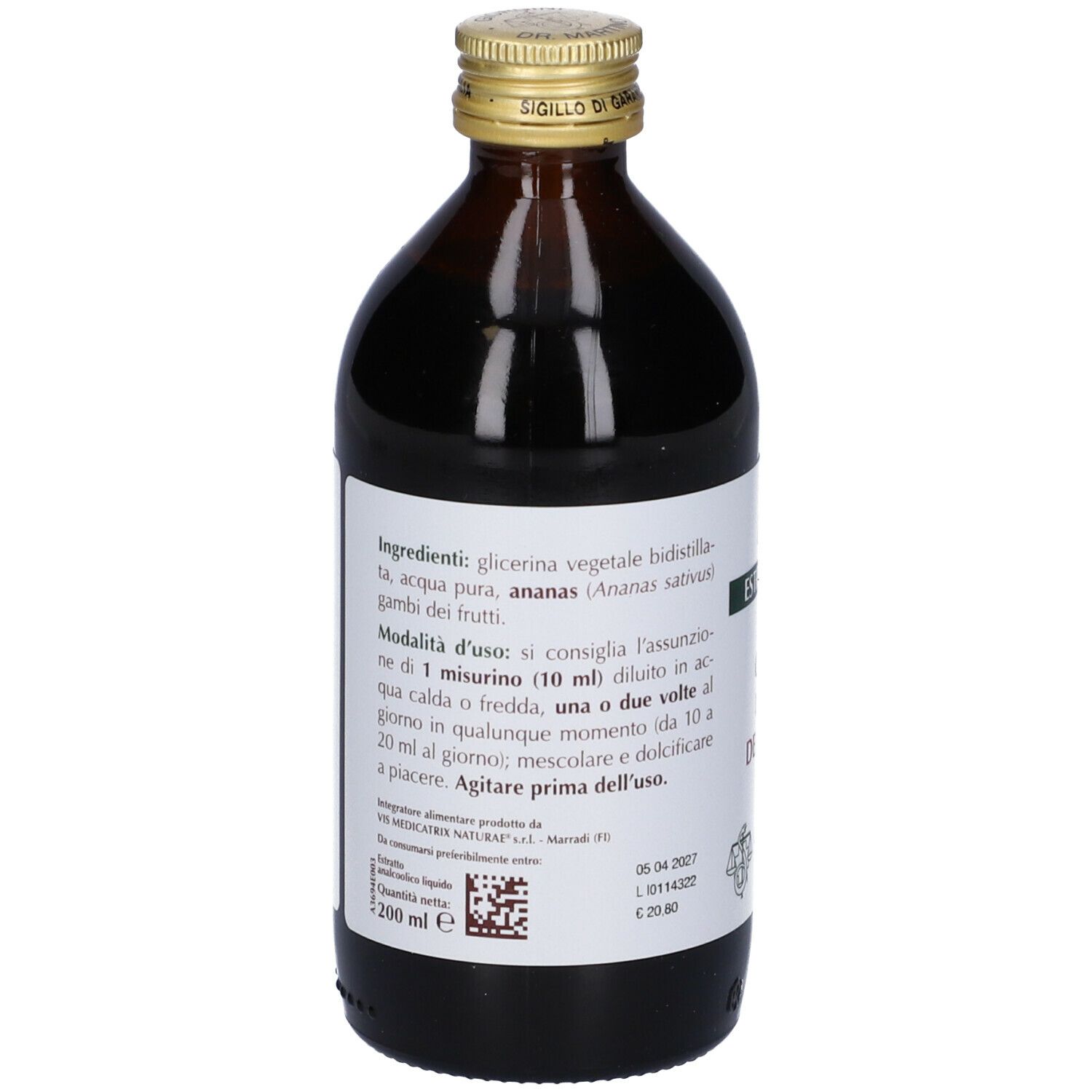 Ananas Estratto Integrale 200 Ml