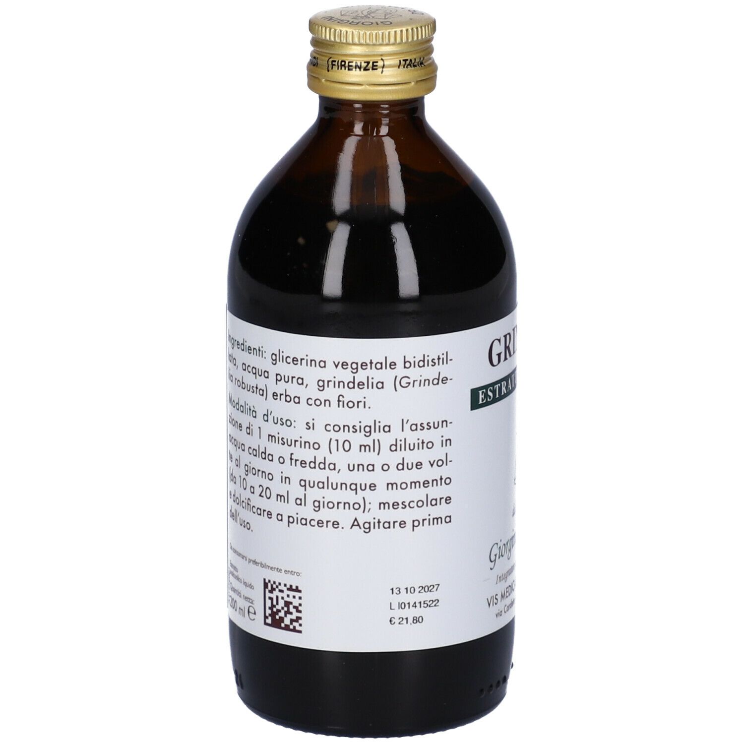 Grindelia Estratto Integrale 200 Ml