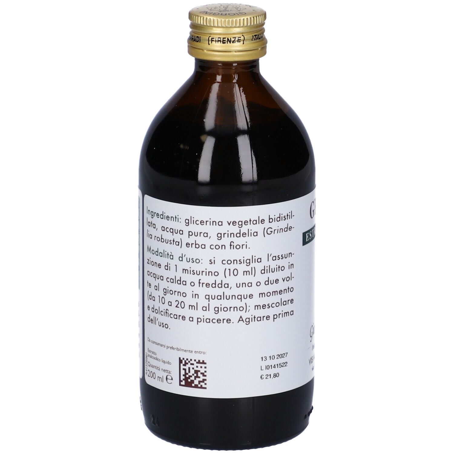 Grindelia Estratto Integrale 200 Ml