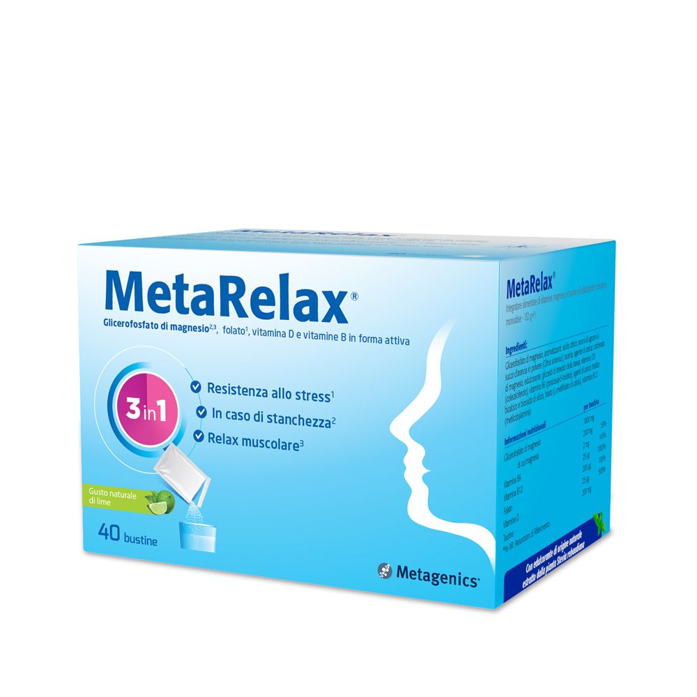 Metagenics™ MetaRelax® Bustine Gusto Lime