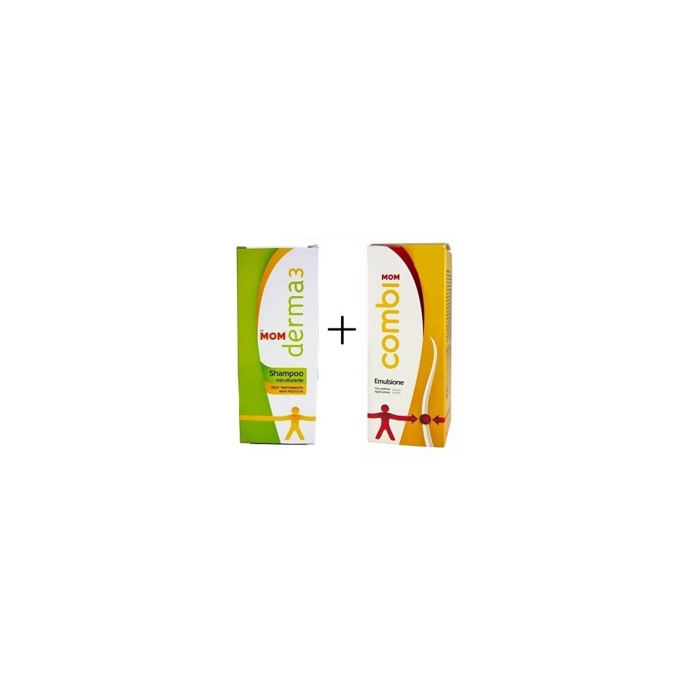 MOM Derma 3 Shampoo Ristrutturante + Emulsione