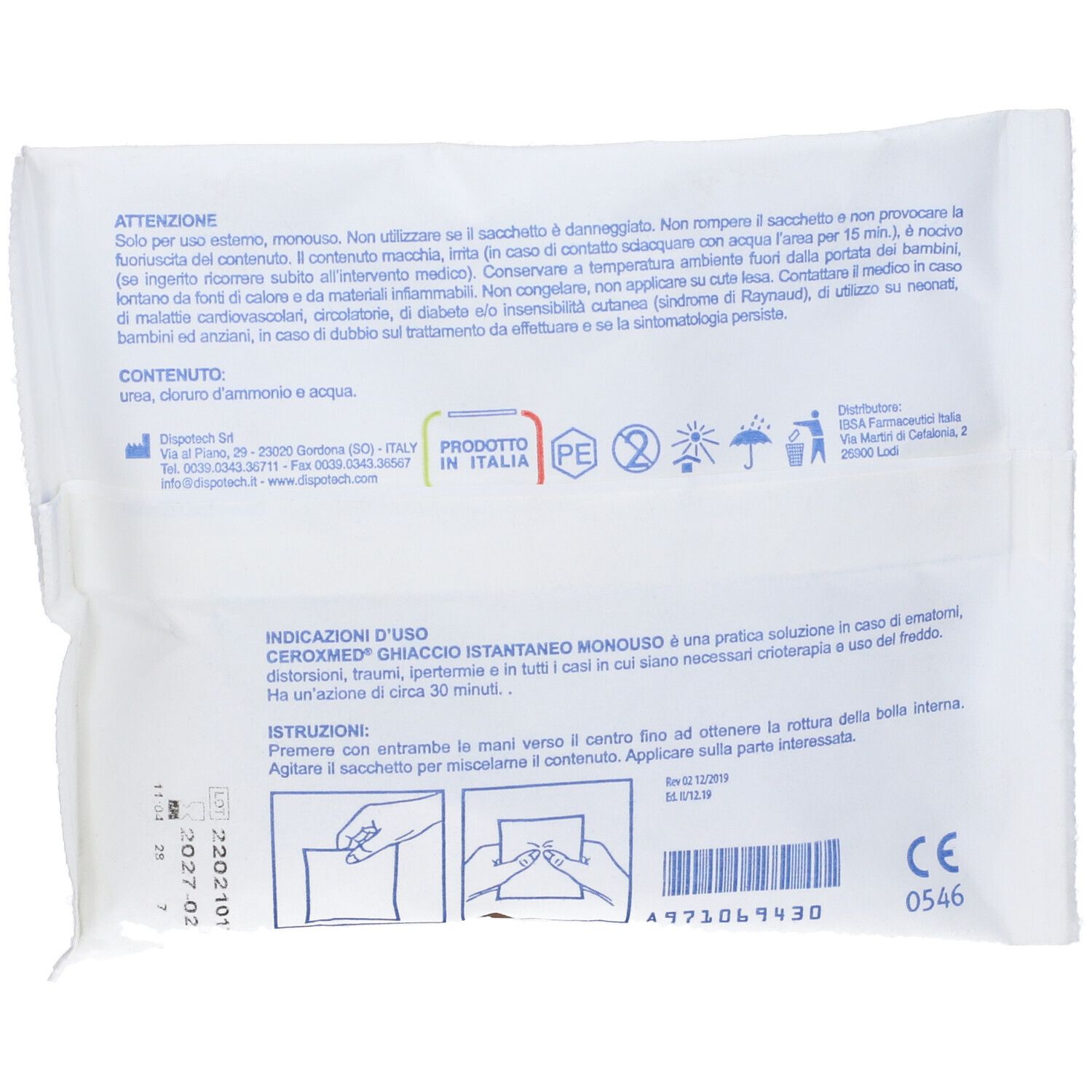 CEROXMED Ghiaccio Istantaneo 1 Busta