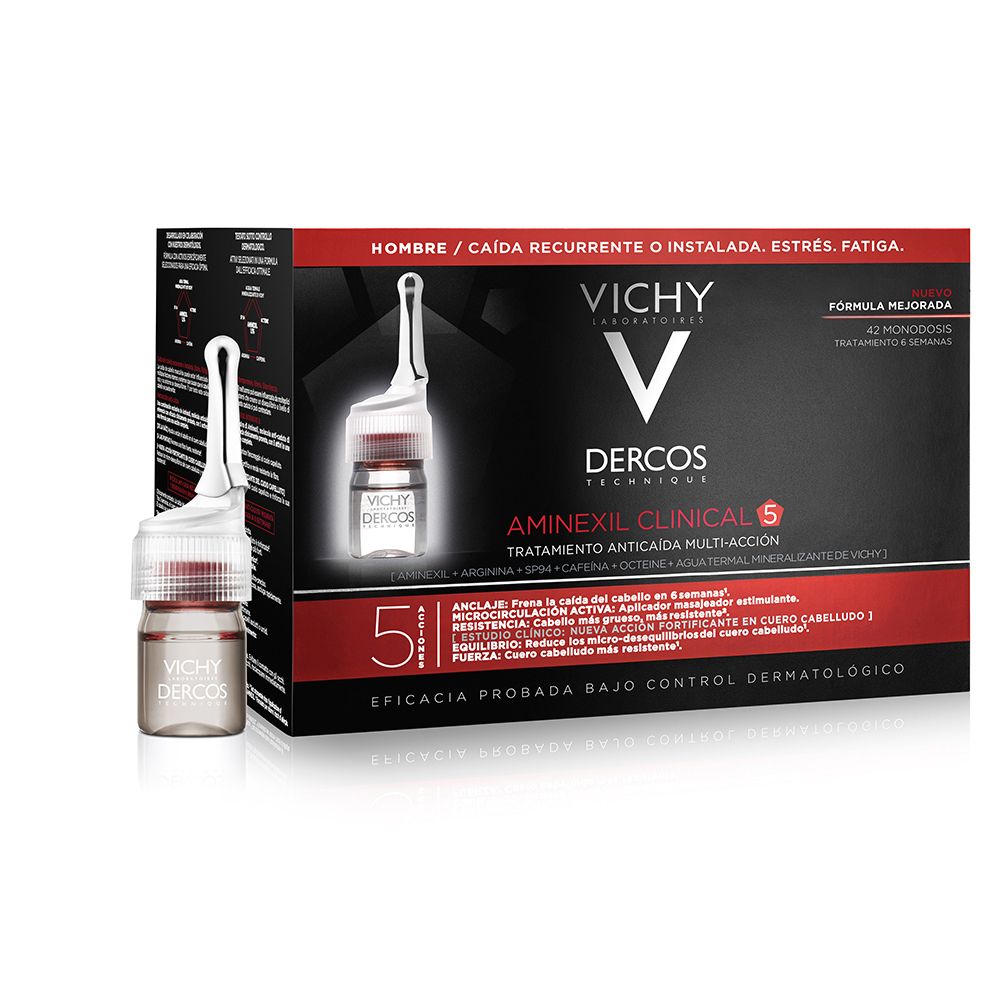 Vichy Dercos Aminexil trattamento anticaduta uomo 42 fiale 42 x 6 ml + Dercos Shampoo Energizzante GRATIS