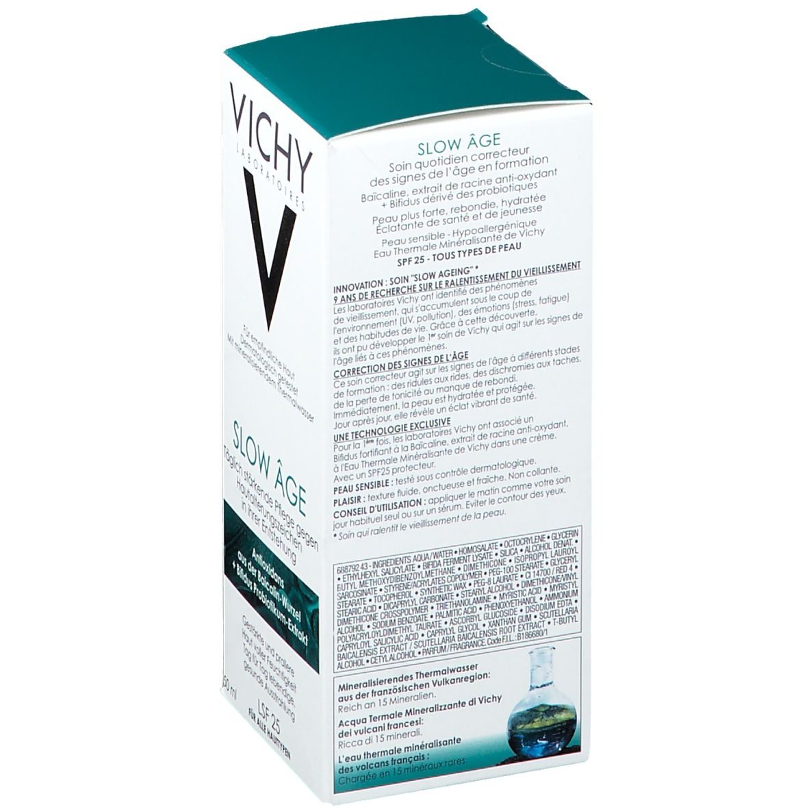 Vichy Slow Age Fluido Correttivo Trattamento Anti-Età SPF 25