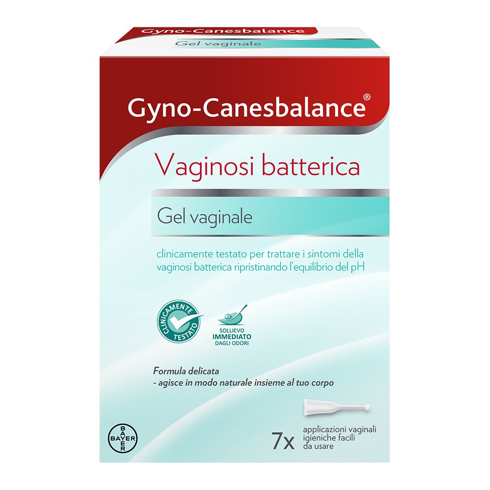 Gyno-Canesbalance Gel per Vaginosi Batterica 7 Applicatori Monouso