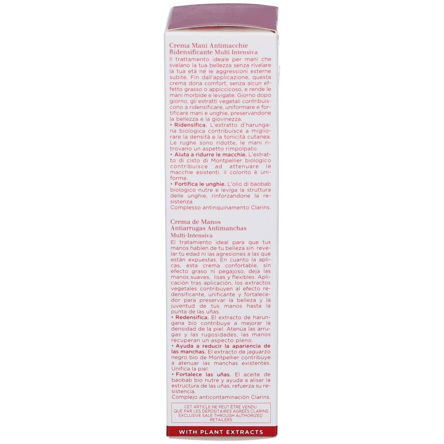Clarins Crema Mani Antimacchie