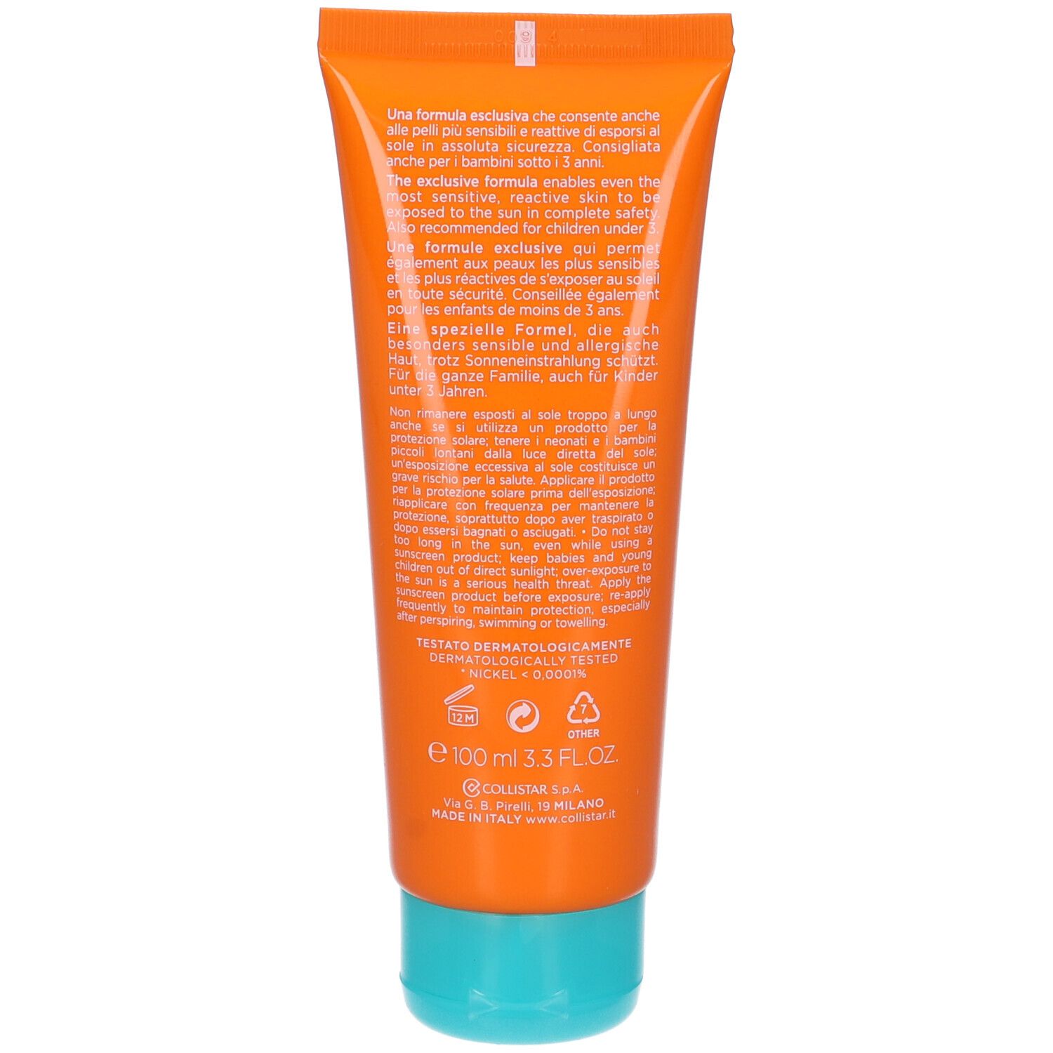 Crema Solare Protezione Attiva Pelli Ipersensibili SPF50+