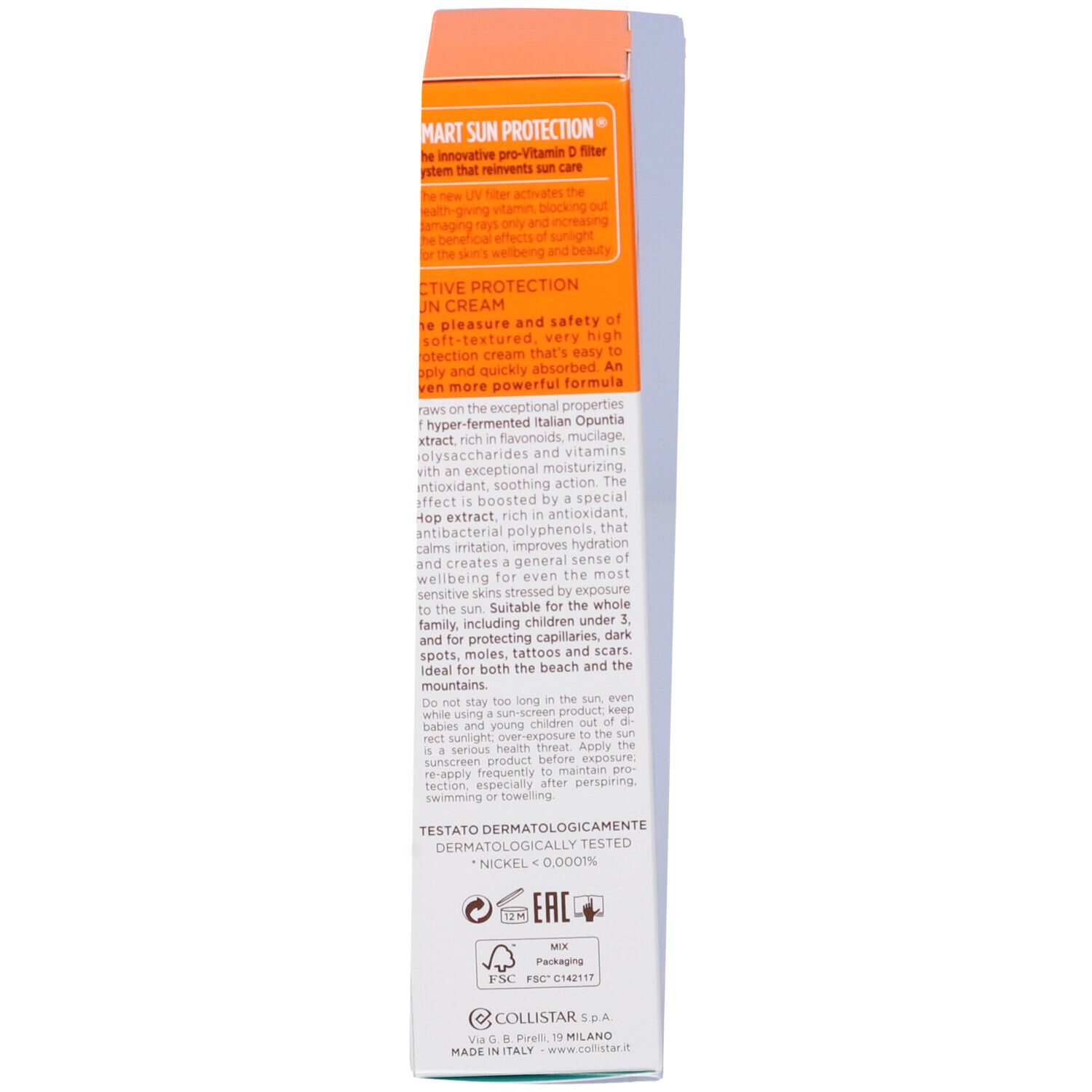 Crema Solare Protezione Attiva Pelli Ipersensibili SPF50+