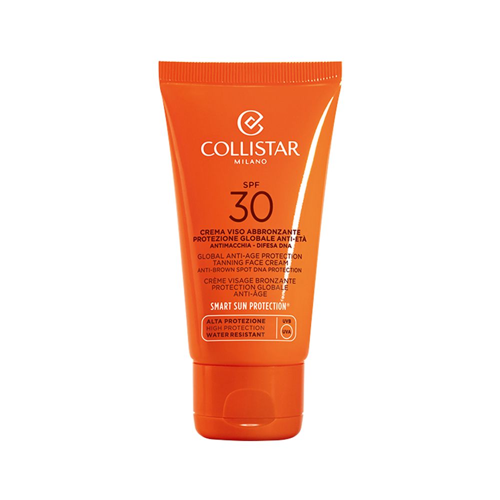 Collistar Crema Viso Abbronzante Protezione Globale Anti-età Spf 30
