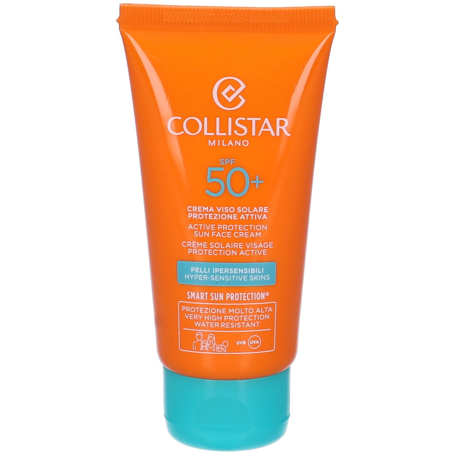 Collistar Crema Viso Solare Protezione Attiva Pelli Ipersensibili SPF50+