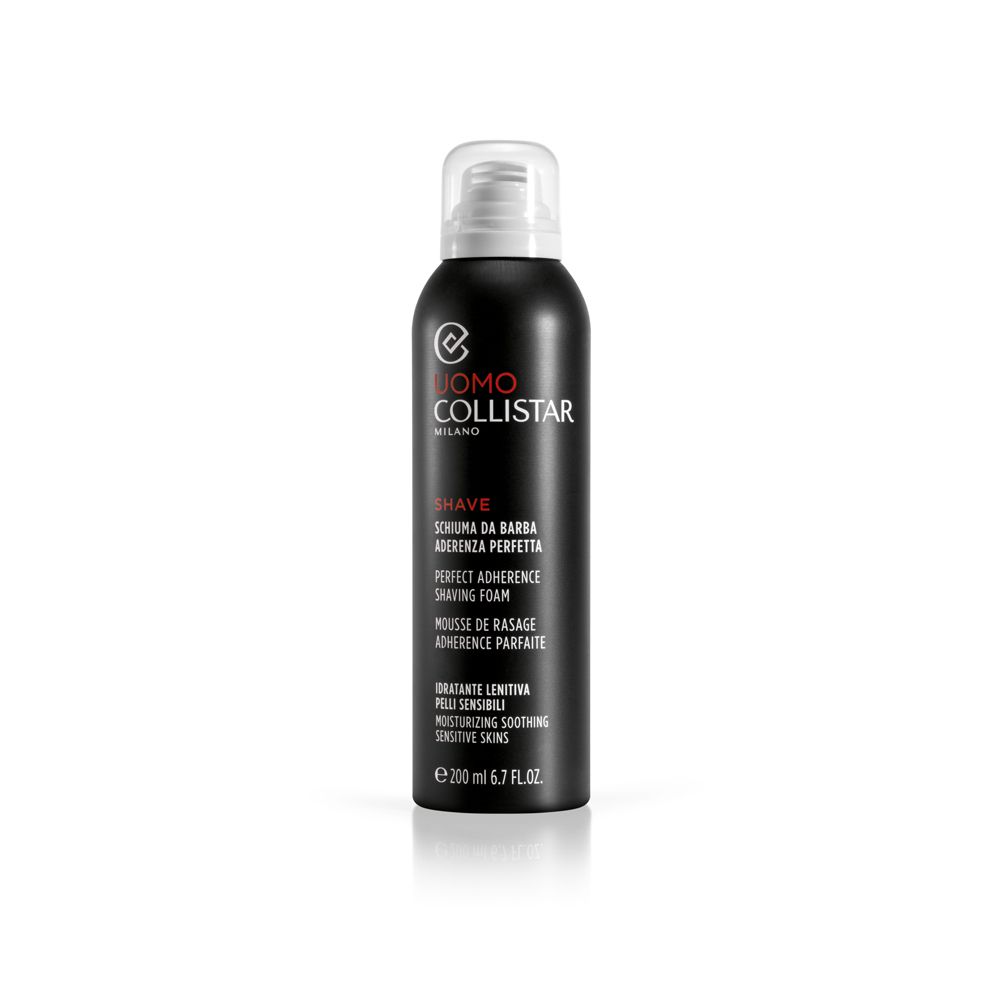 Linea Uomo Schiuma Da Barba Aderenza Perfetta Pelli Sensibili 200 Ml