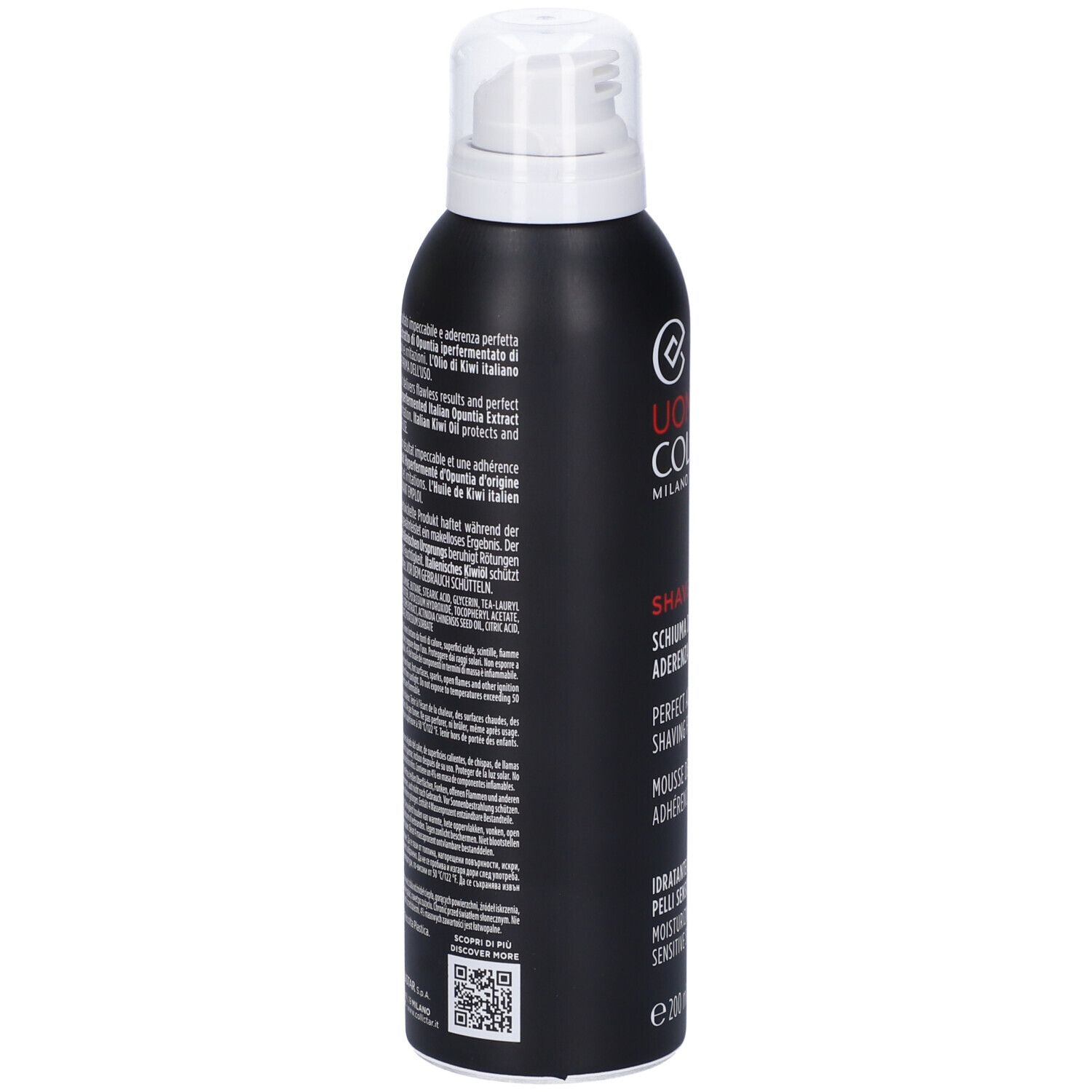 Linea Uomo Schiuma Da Barba Aderenza Perfetta Pelli Sensibili 200 Ml