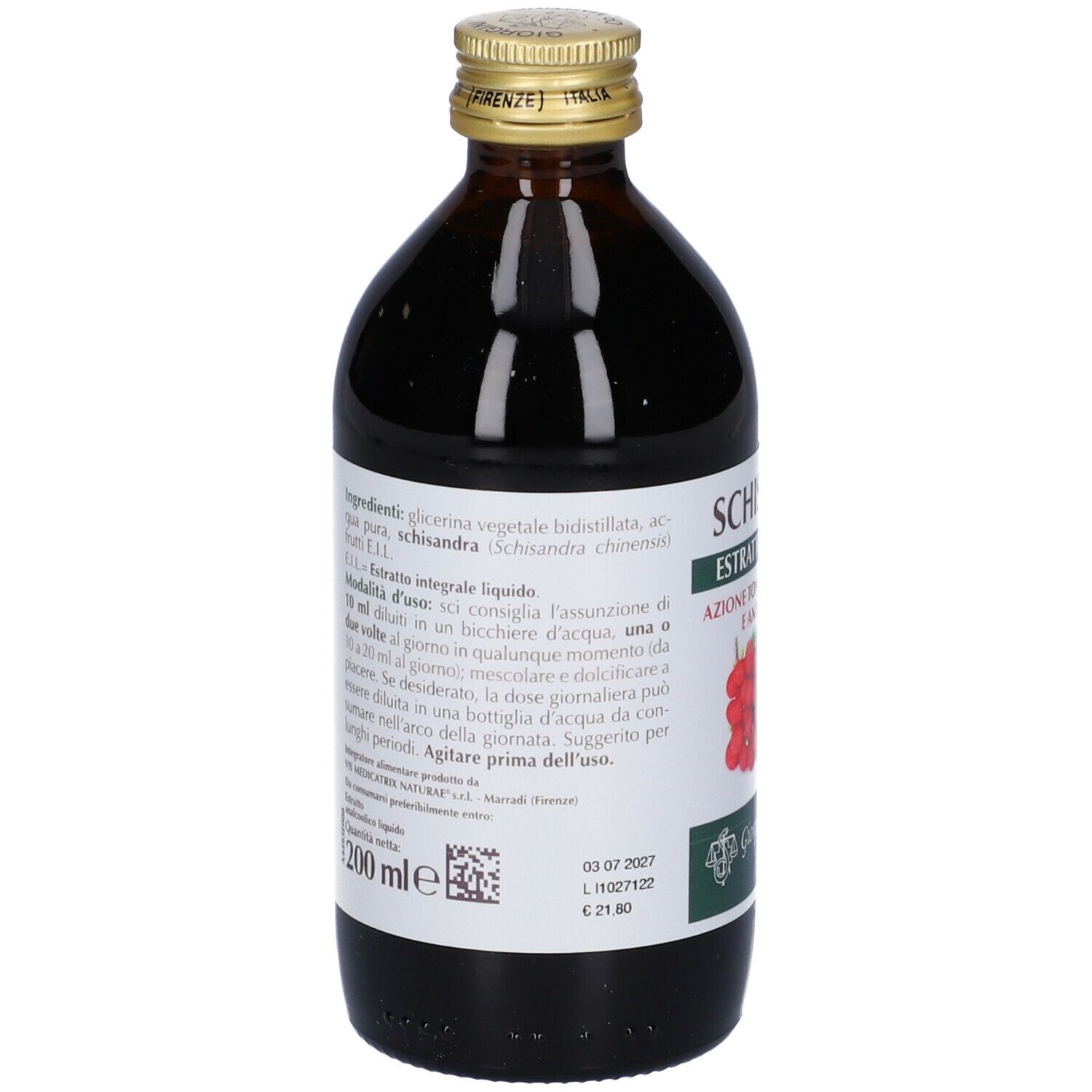 Schisandra Estratto Integrale 200 Ml
