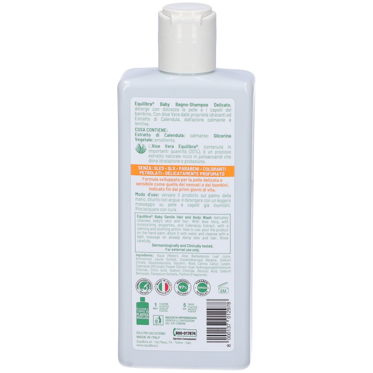 Equilibra® Baby Bagno-Shampoo Anti-lacrima