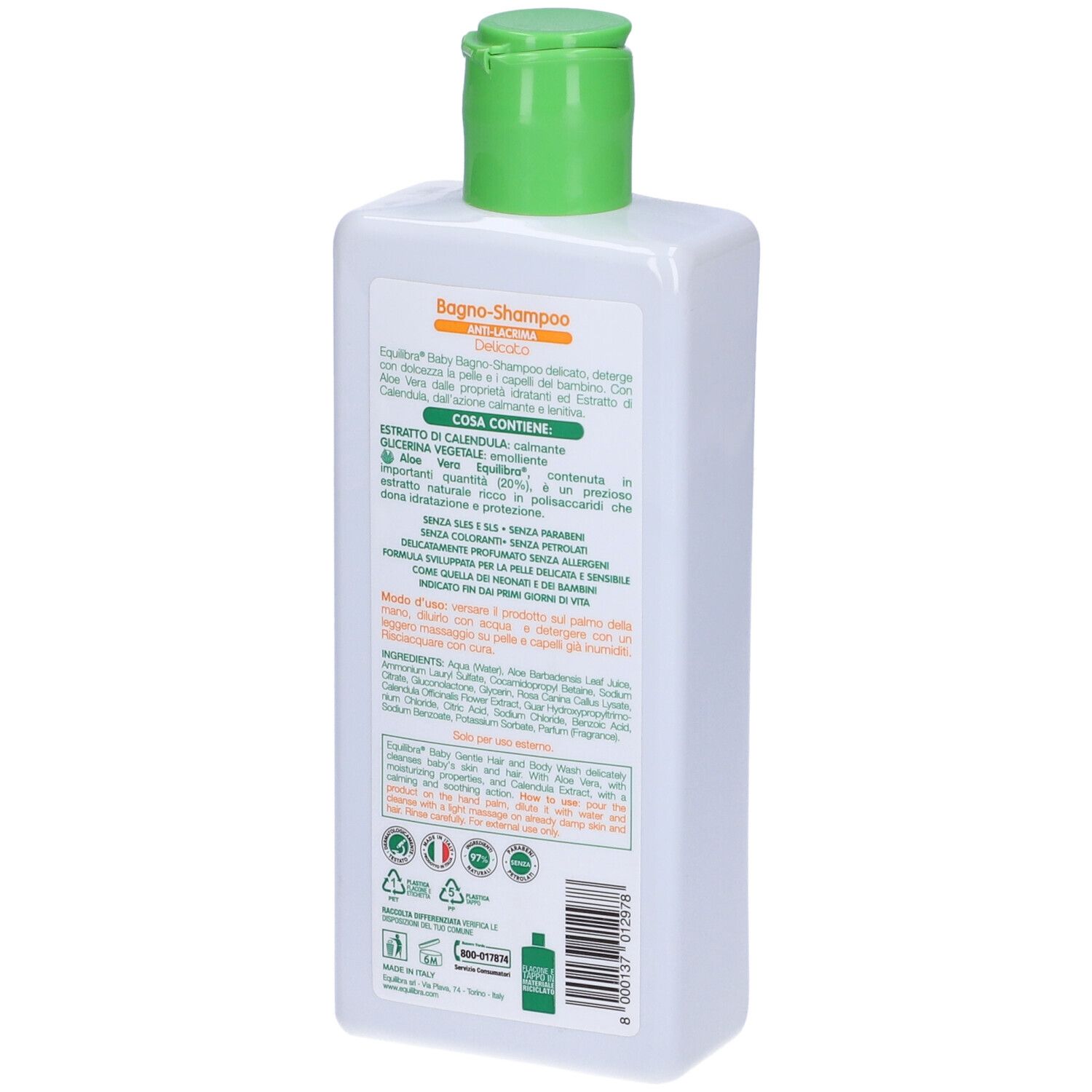 Equilibra® Baby Bagno-Shampoo Anti-lacrima