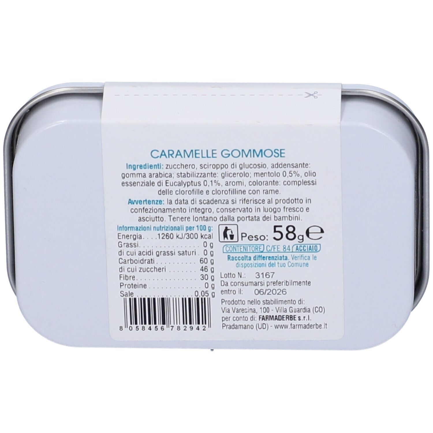 CARAMELLE GOMMOSE BALSAMICHE