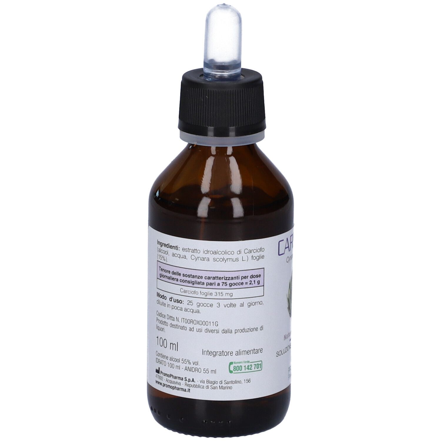 PromoPharma Carciofo Soluzione Idroalcolica Gocce