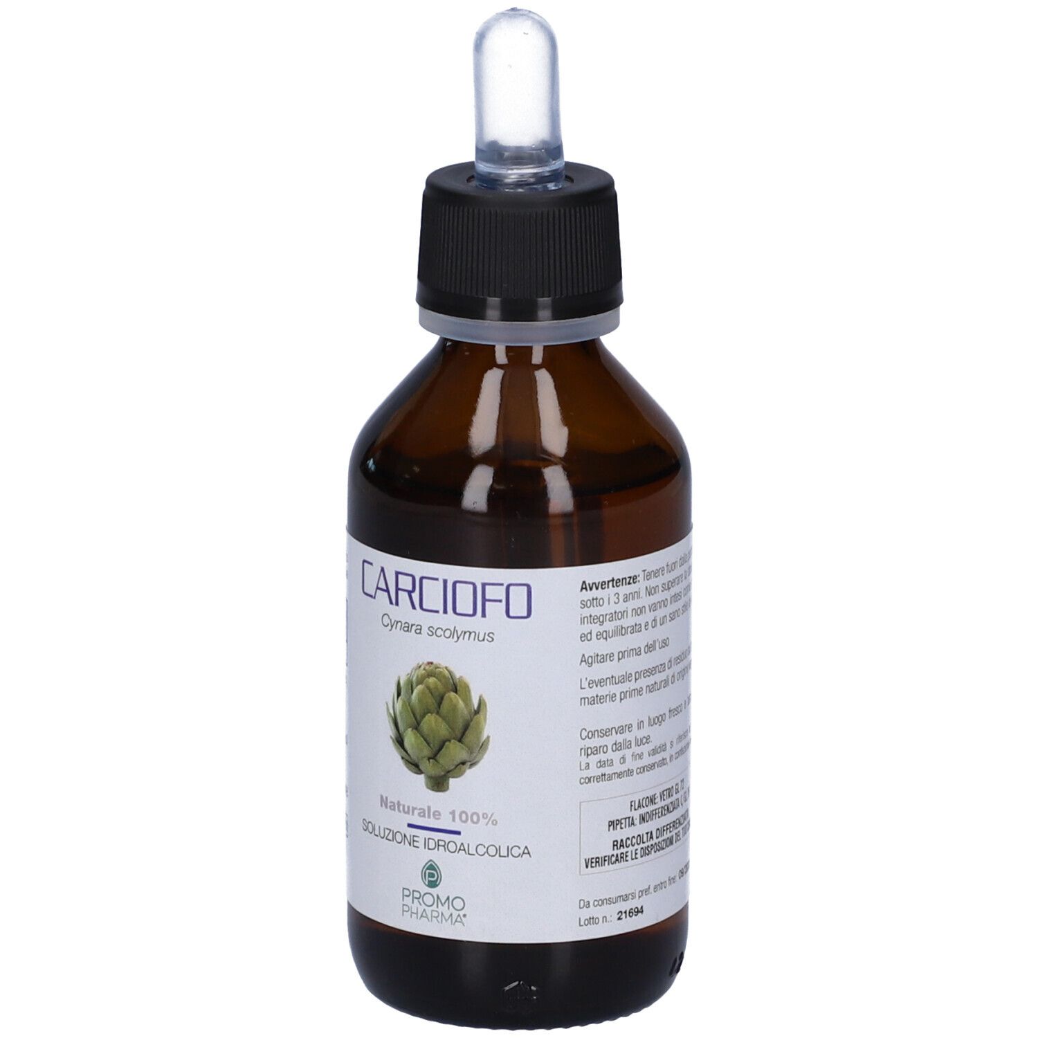 PromoPharma Carciofo Soluzione Idroalcolica Gocce