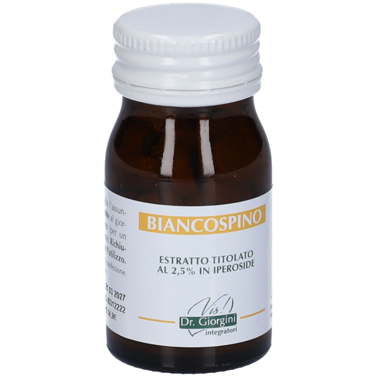 Biancospino Estratto Titolato 60 Pastiglie