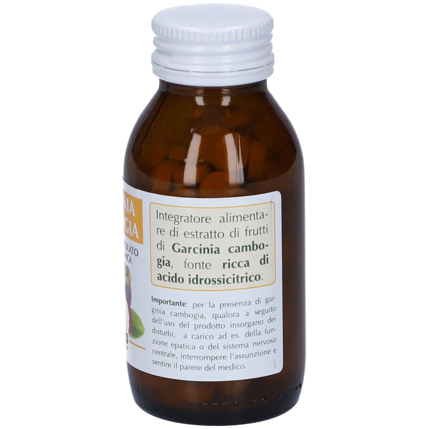 Garcinia Cambogia Estratto Titolato 60% Hca 180 Pastiglie