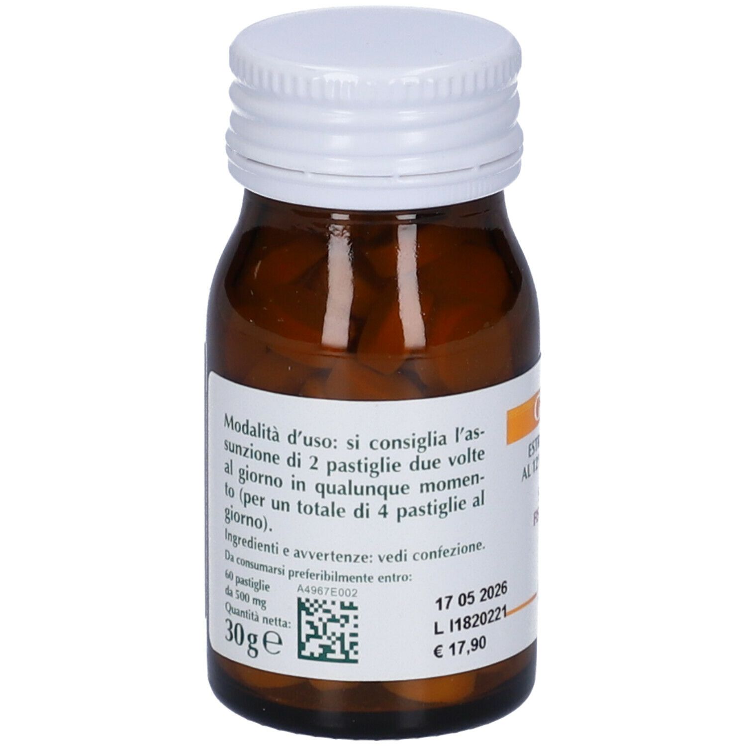 Ginseng Estratto Titolato 60 Pastiglie