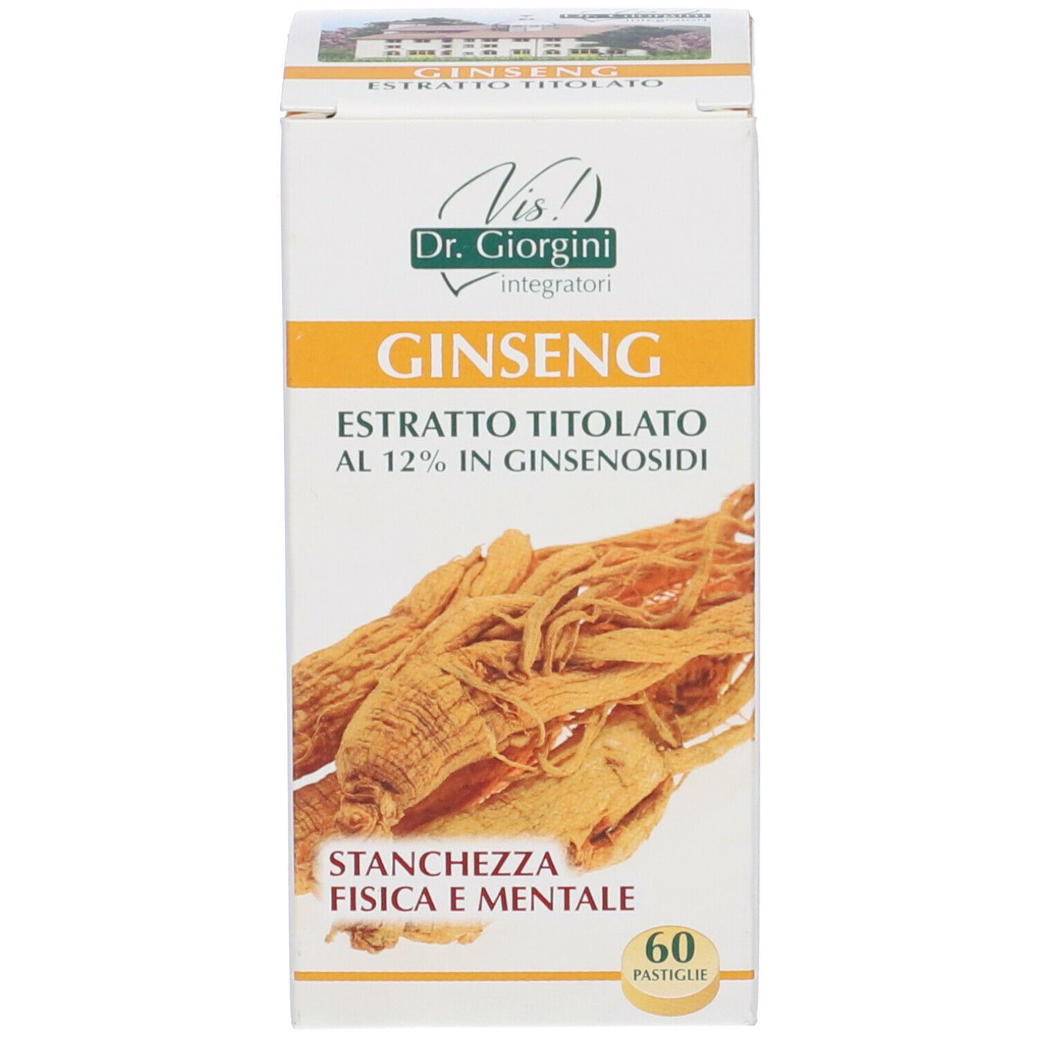 Ginseng Estratto Titolato 60 Pastiglie