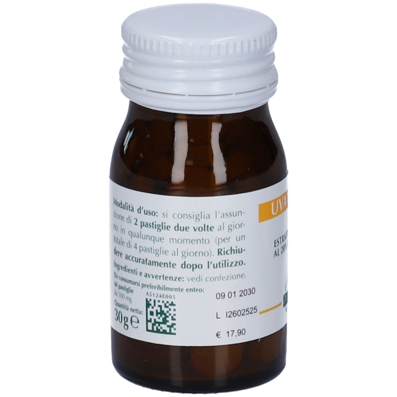 Uva Ursina Estratto Titolato 60 Pastiglie