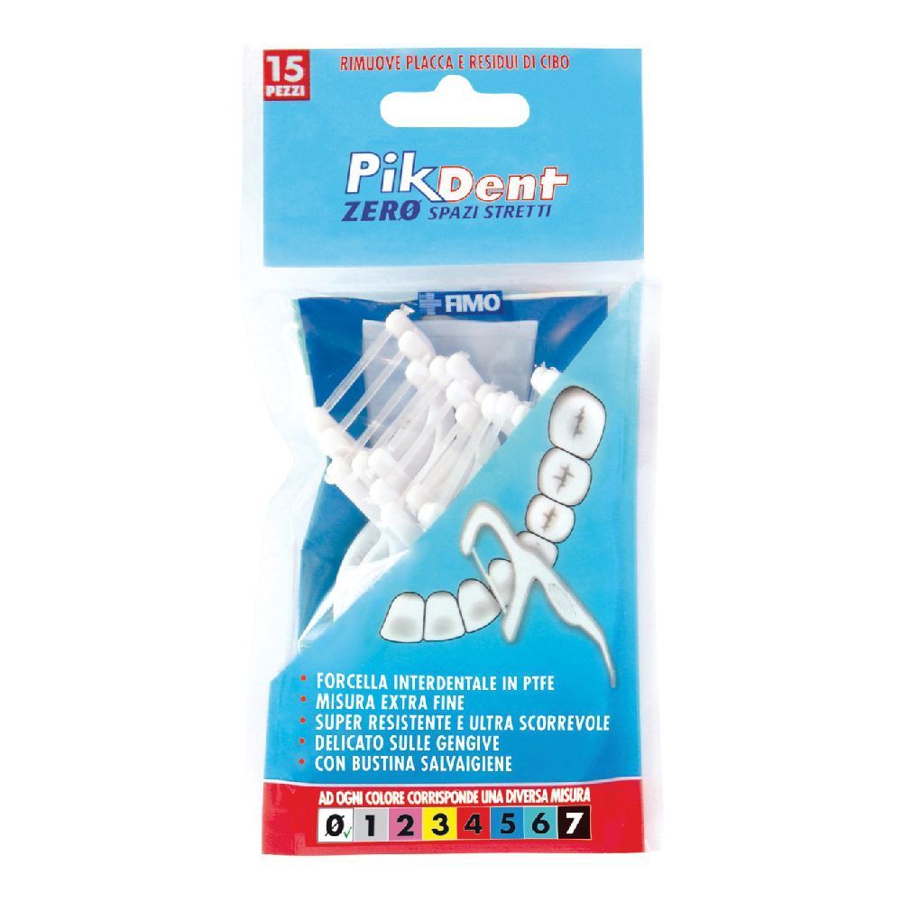 Pikdent Zero Spazi Stretti 15 Forcelle Interdentali
