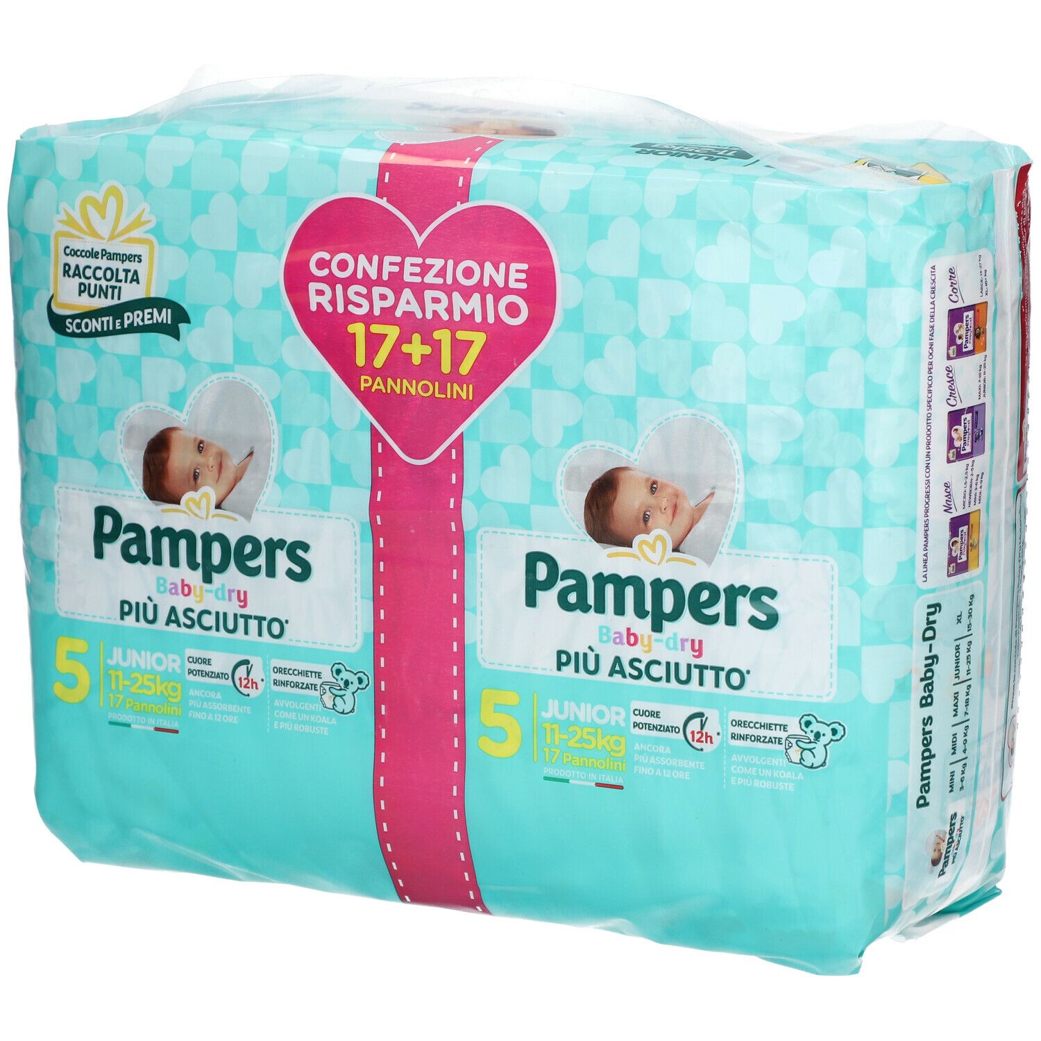 Pampers Baby Dry Junior Duo 34 pz Redcare