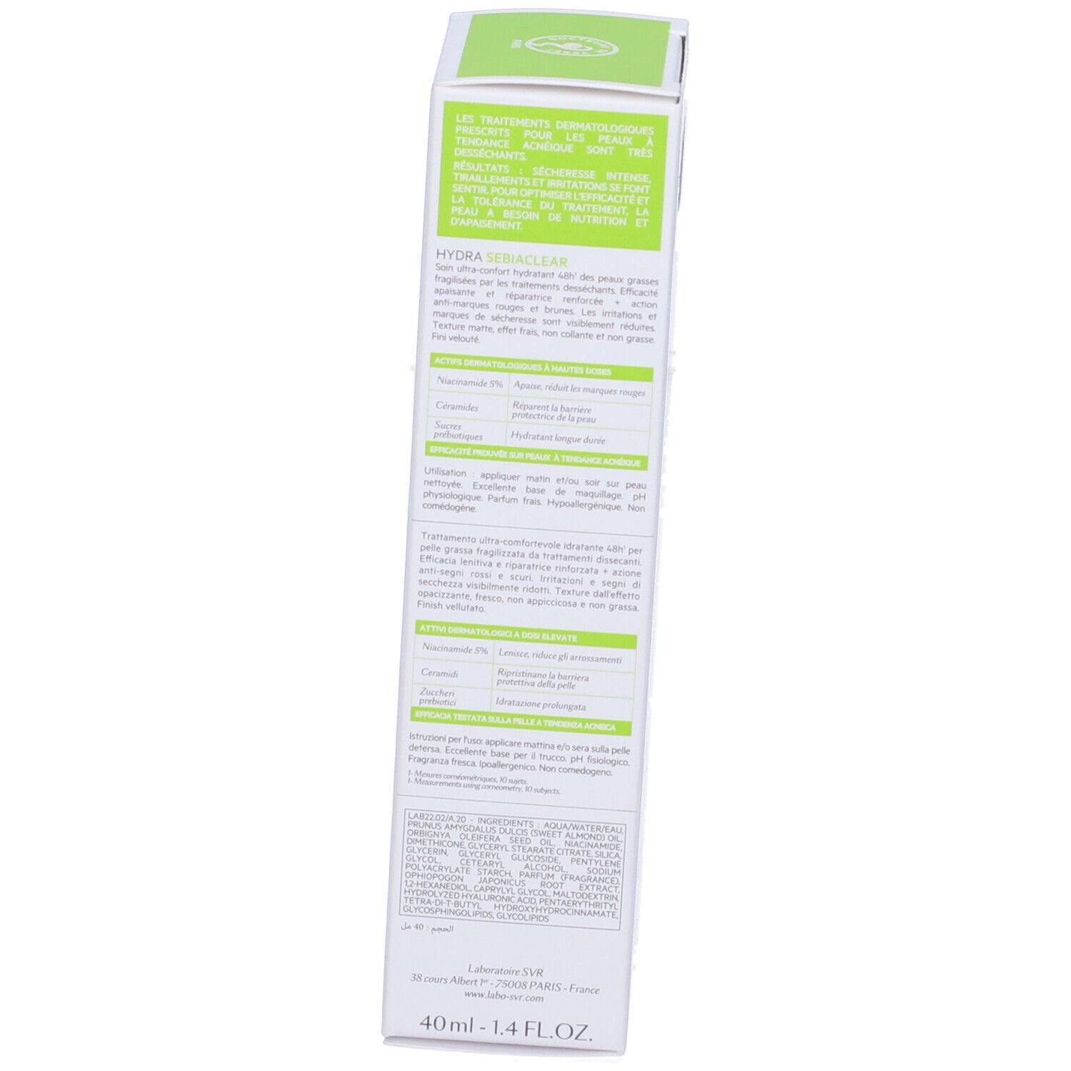 SVR Sebiaclear Hydra 40 ml - Redcare