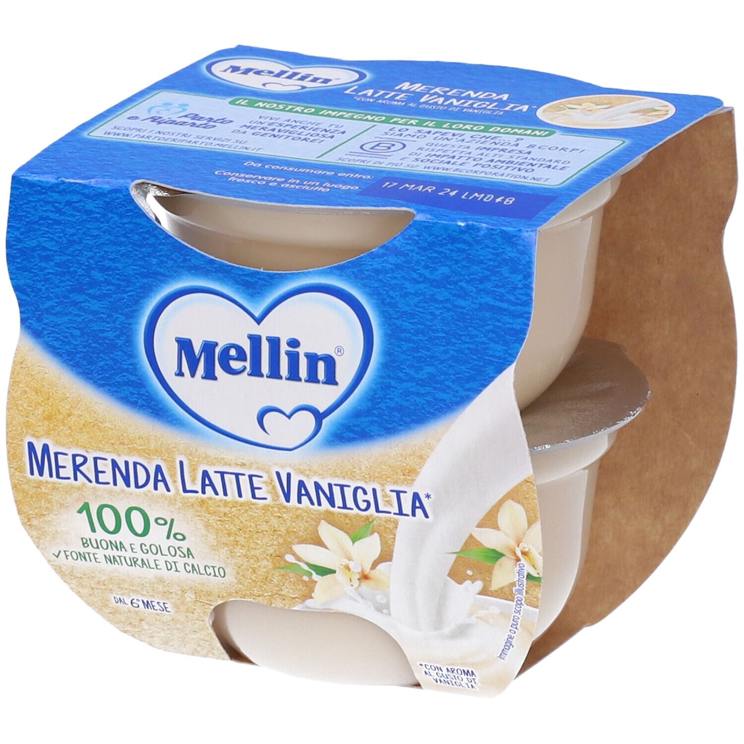 Mellin Mer Latte Van 2X100G