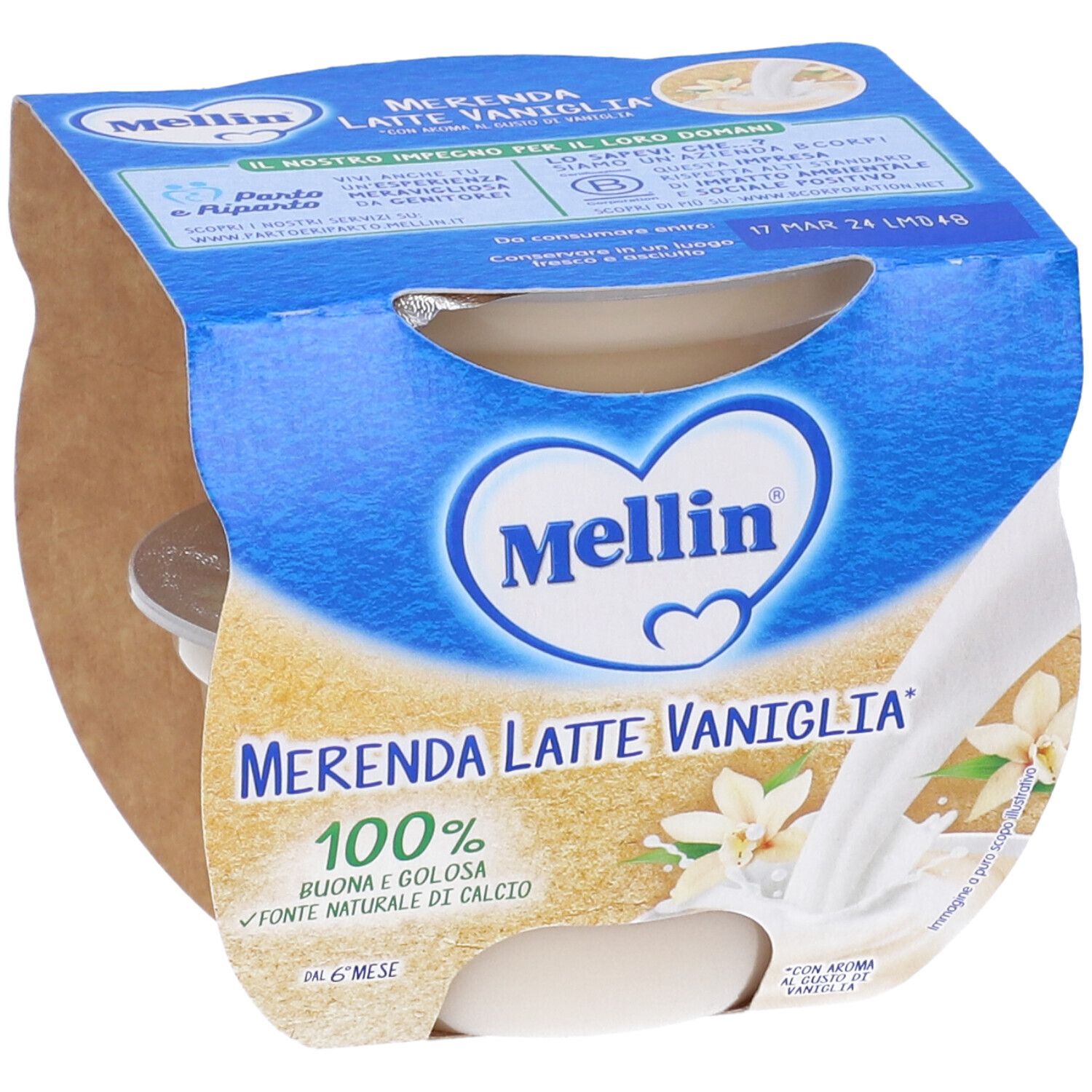 Mellin Mer Latte Van 2X100G
