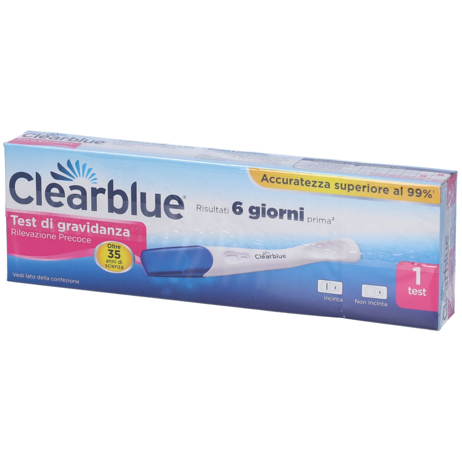 Clearblue® Test di Gravidanza Rivelazione Precoce