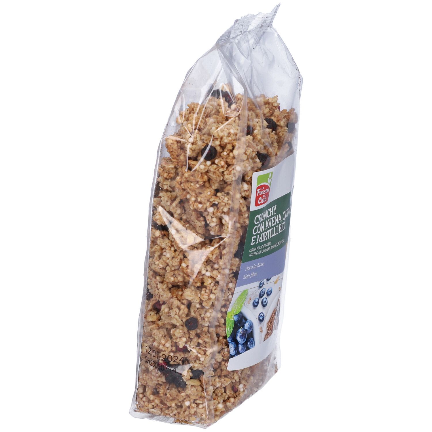 Crunchy Con Avena Quinoa E Mirtilli