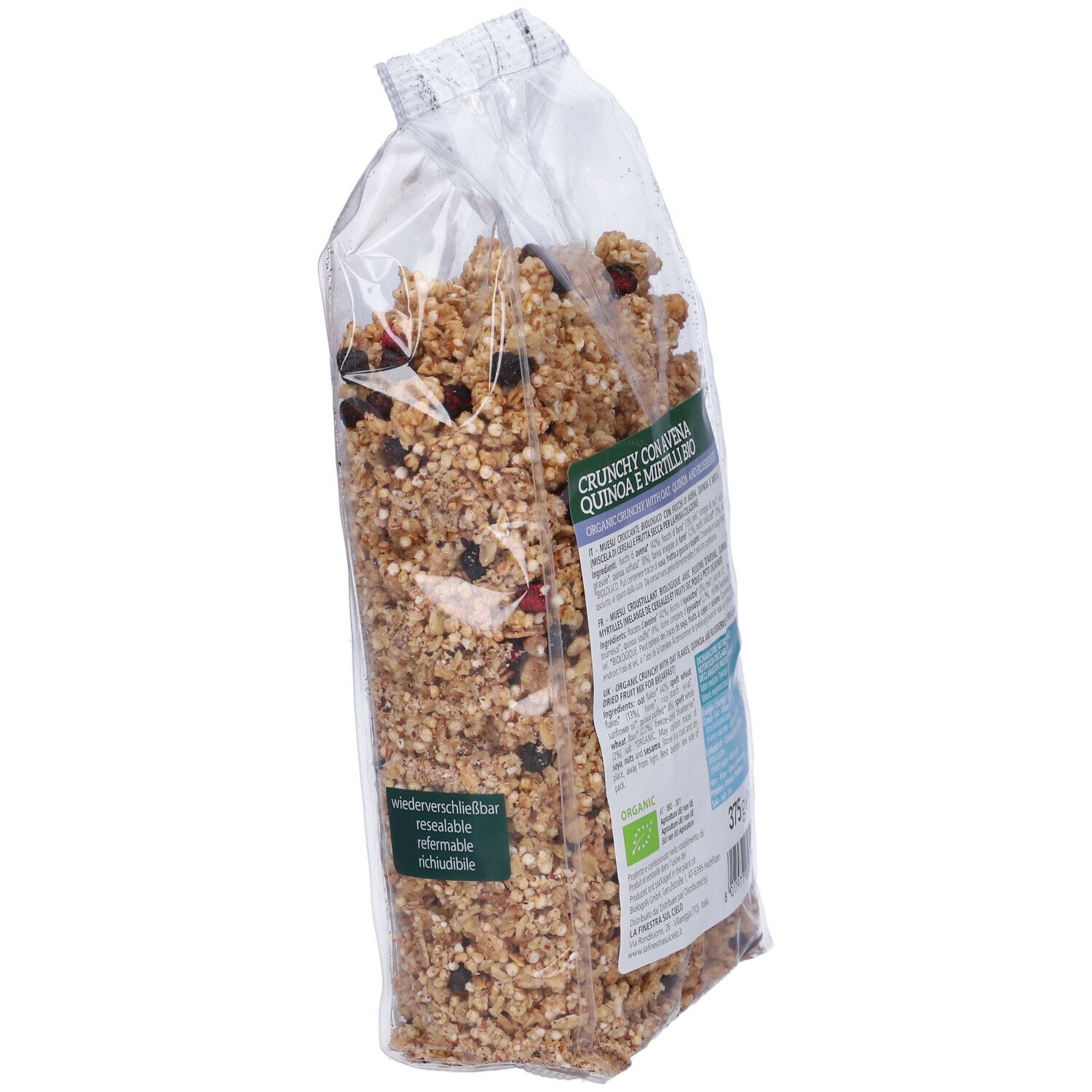 Crunchy Con Avena Quinoa E Mirtilli