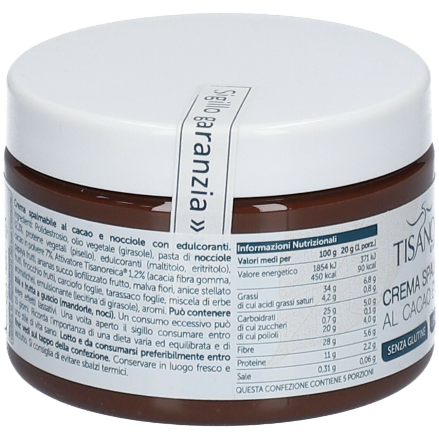 TISANOREICA® Crema Spalbabile al Cacao e Nocciole
