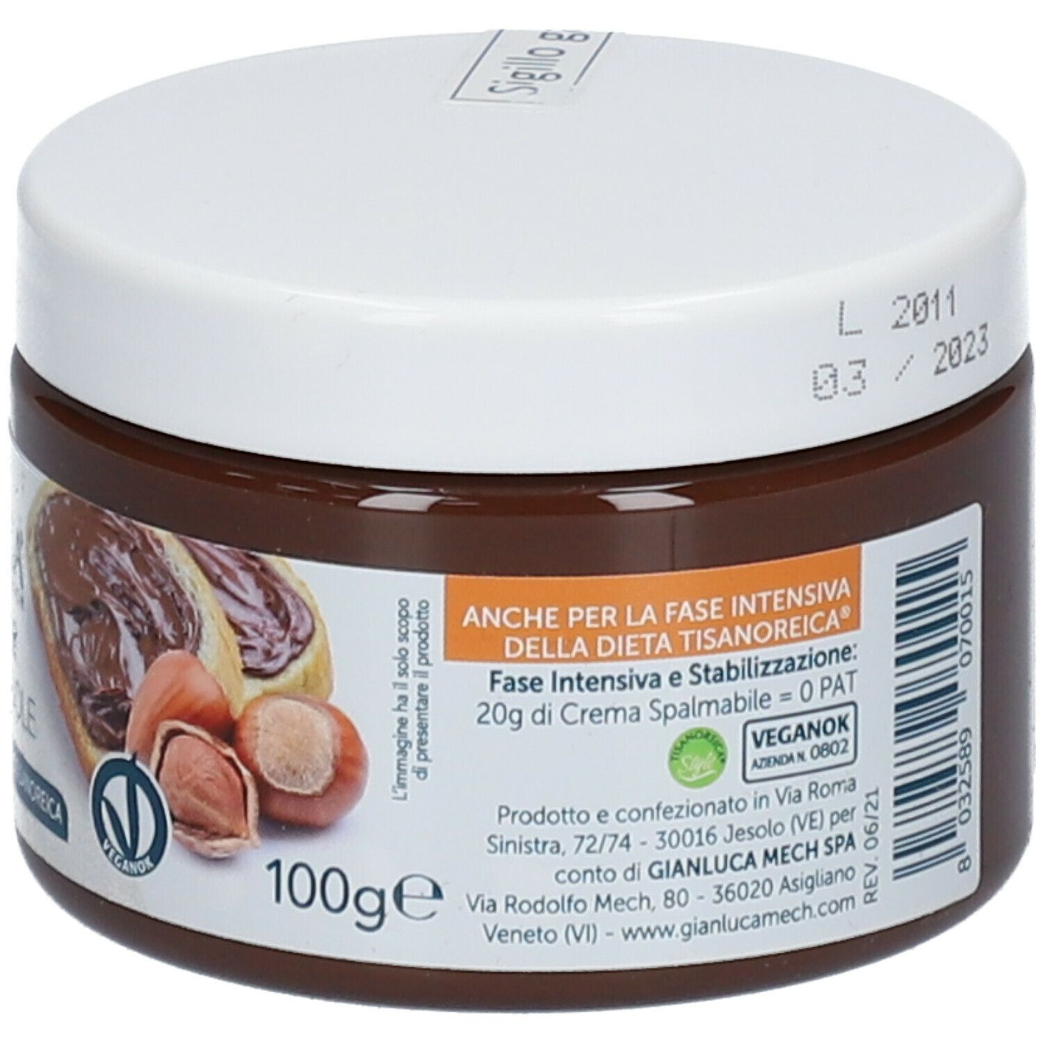 TISANOREICA® Crema Spalbabile al Cacao e Nocciole