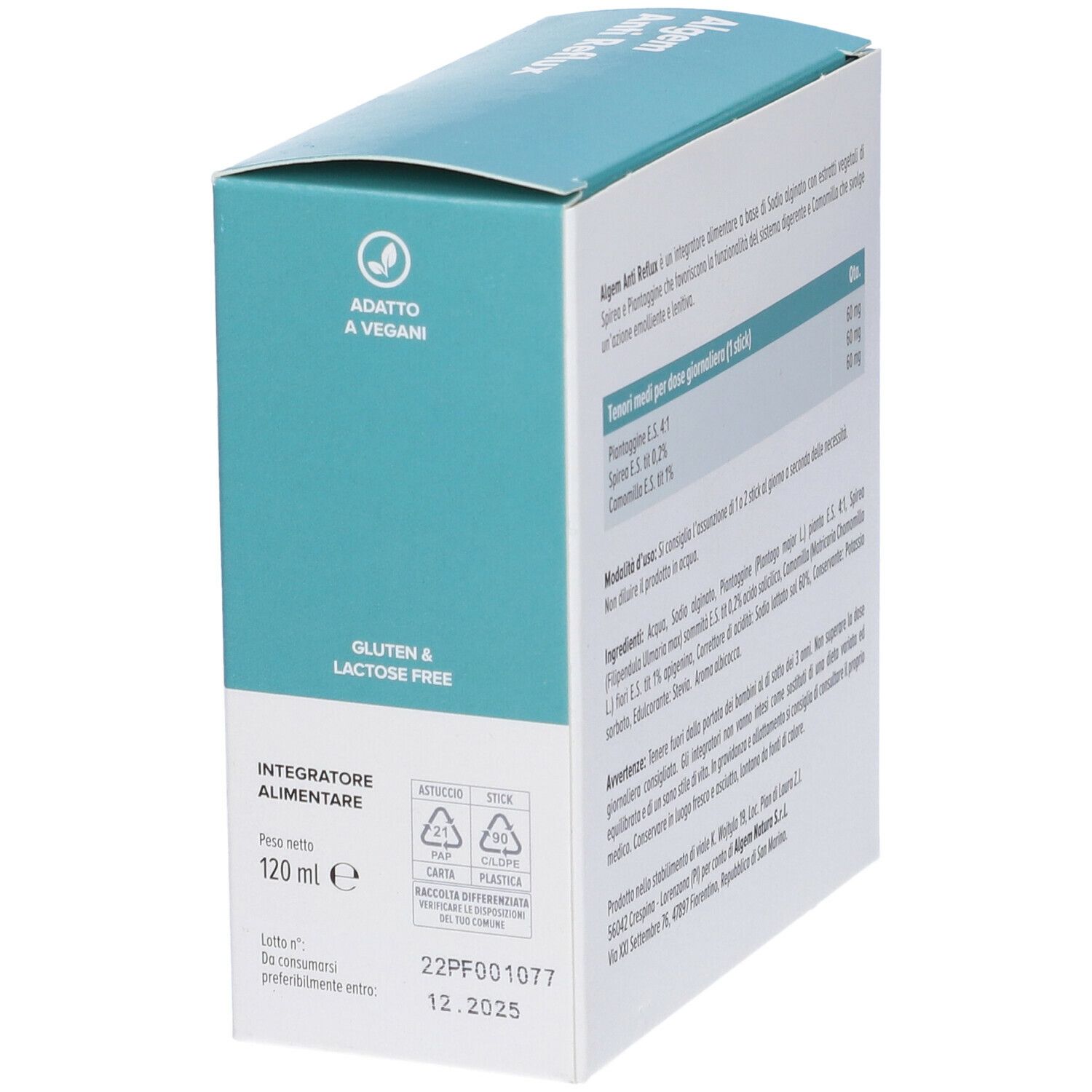 Algem Natura Algem Anti Reflux Bustine con Soluzione Orale