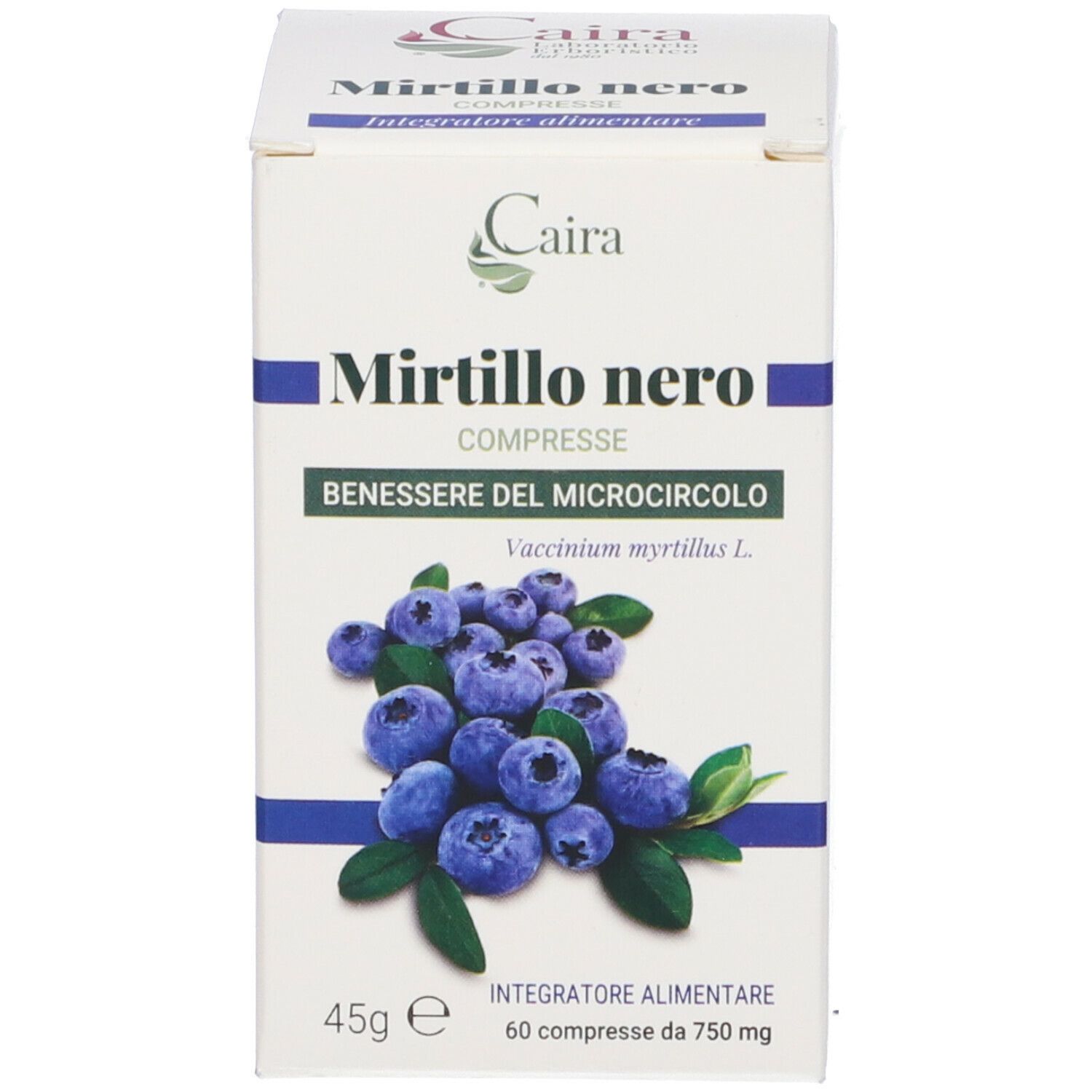 Caira Mirtillo Nero 60 Compresse