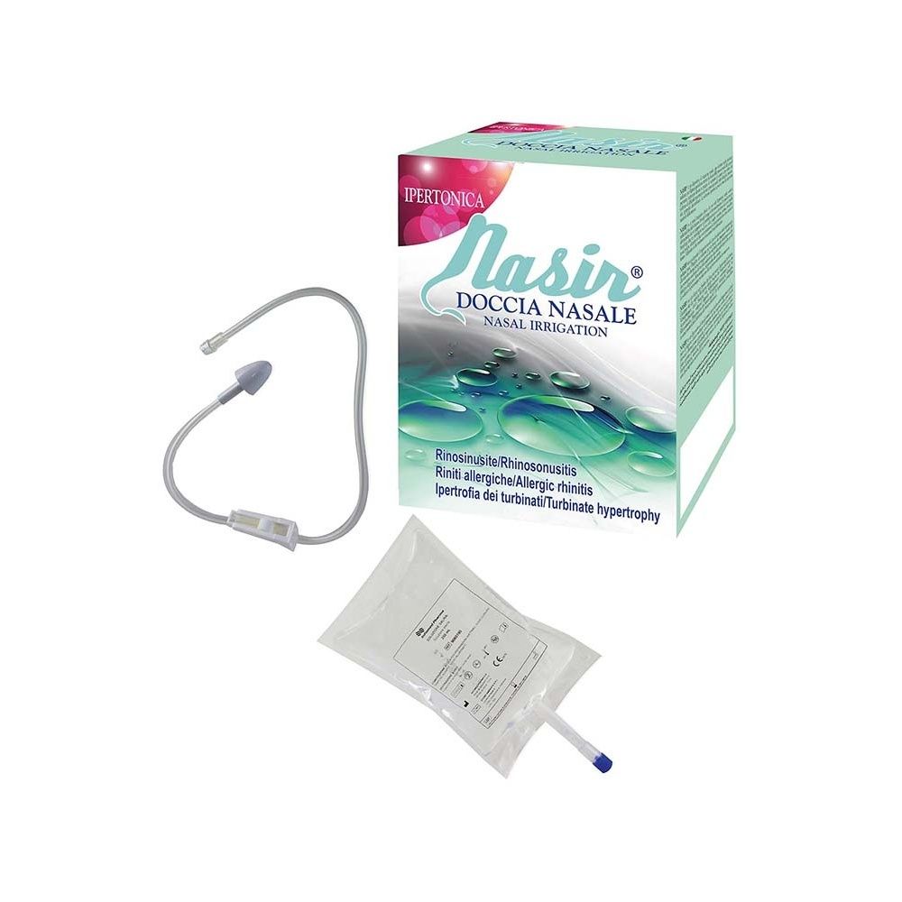 Nasir Doccia Nasale 2 Sacche 250 Ml Isotonica + 1 Deflussore